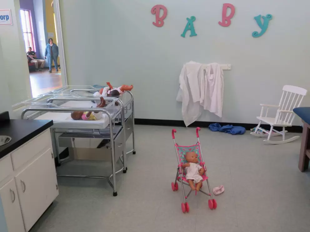 Newborn room.
