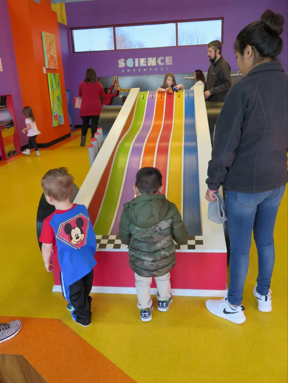 Racing cars.
