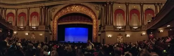 Panoramic shot of Carolina Theater. It's so beautiful!