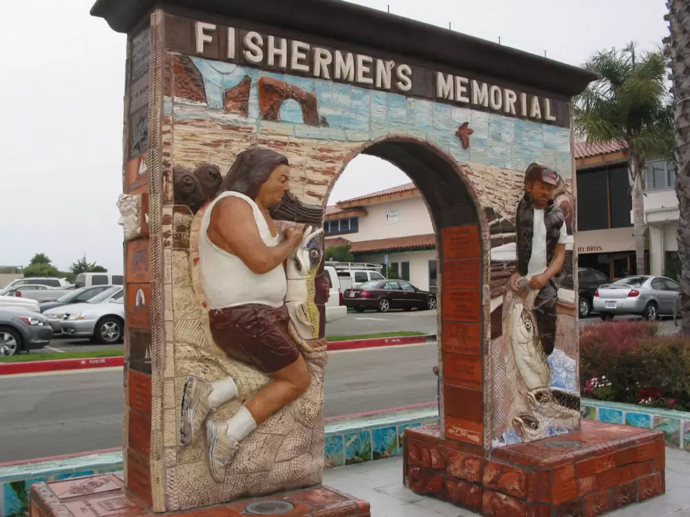 Memorial to the fishermen.