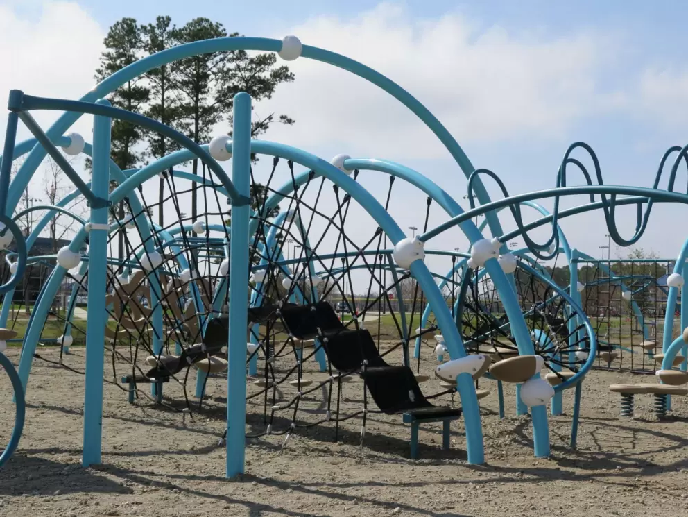 Amazing space age playground.