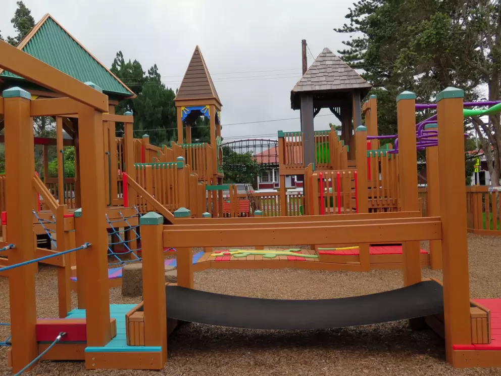 Bouncy bridge for little ones.