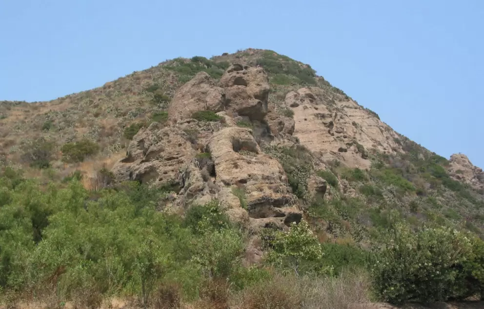 Mountains near faculty housing.