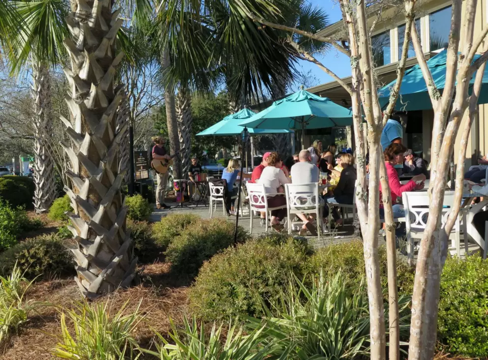 The Sandbar, with great live music.