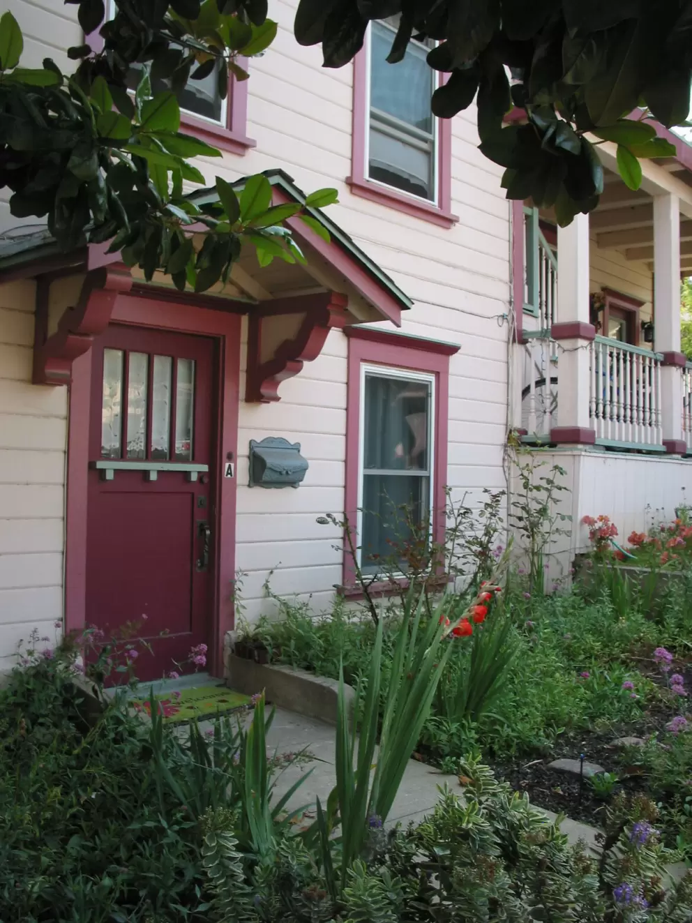 Pretty home on one of the side streets between Poli and Main Streets. 