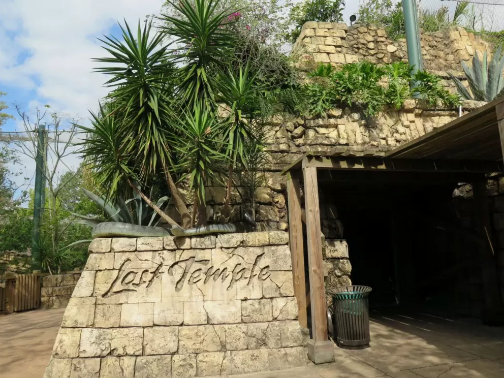 Lost Temple area, which looks like you're at the Disney theme parks.