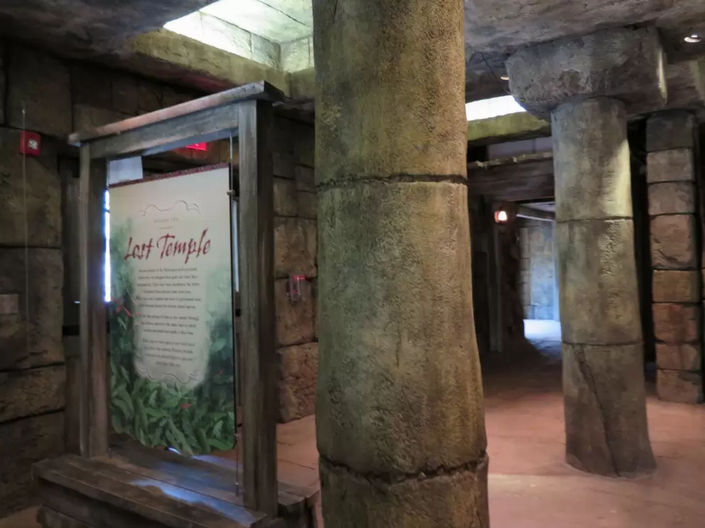 Inside the Lost Temple.