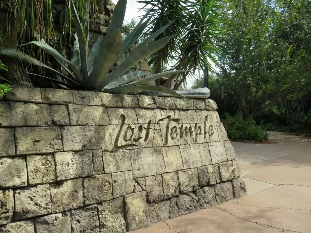 Lost Temple and cactus.