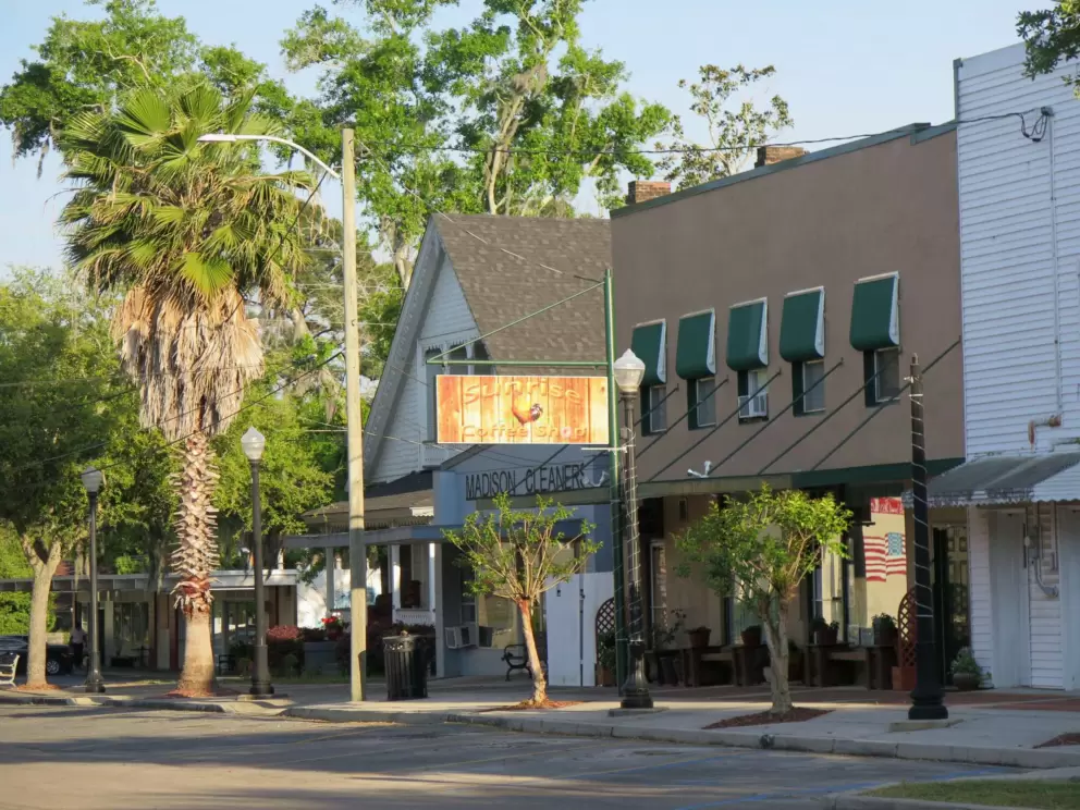 The town of Madison.