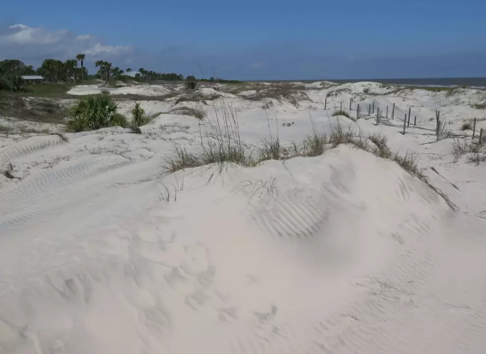 The dunes at Great Dunes Beach Park.