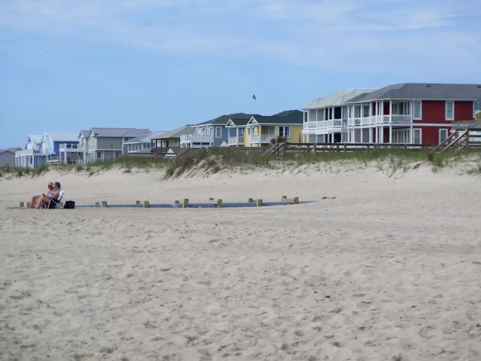 Beachhouses.