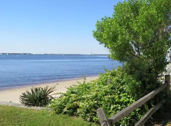 Little river beach along West Bay Street. 