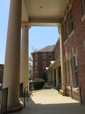 Columns outside 1911 Building.