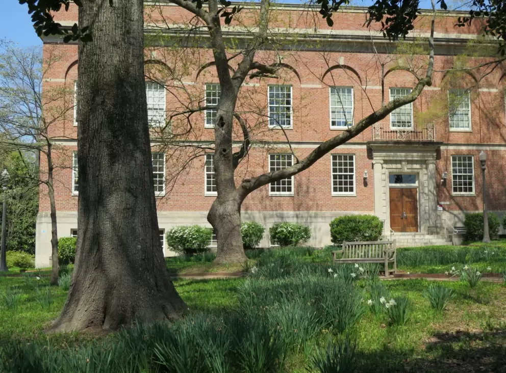 Bench at Yarbrough Court.
