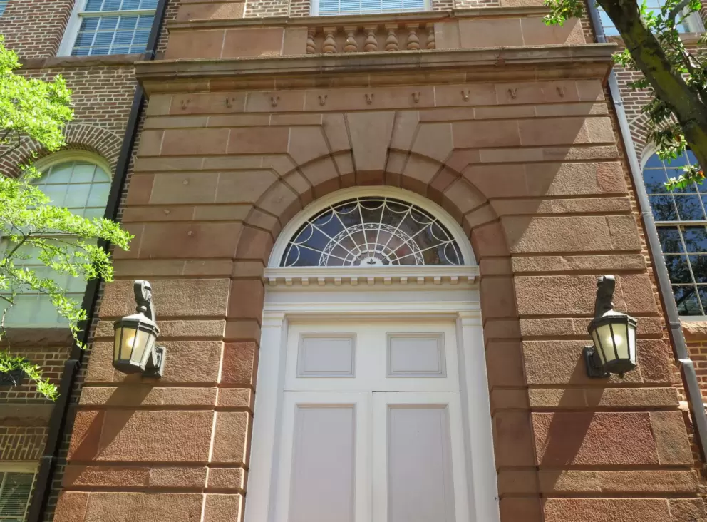 Holladay Hall is ornate.