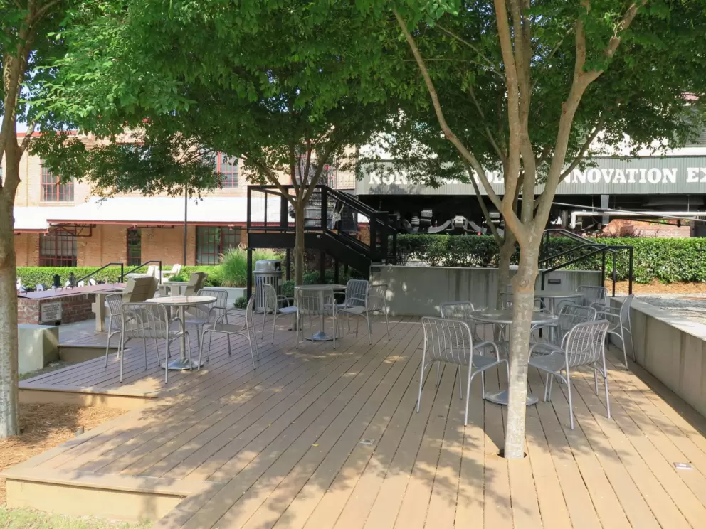 Shady spot to relax.