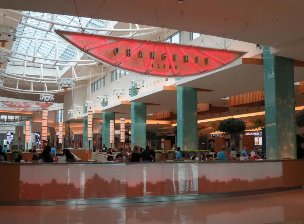 Cute sign in the food court.
