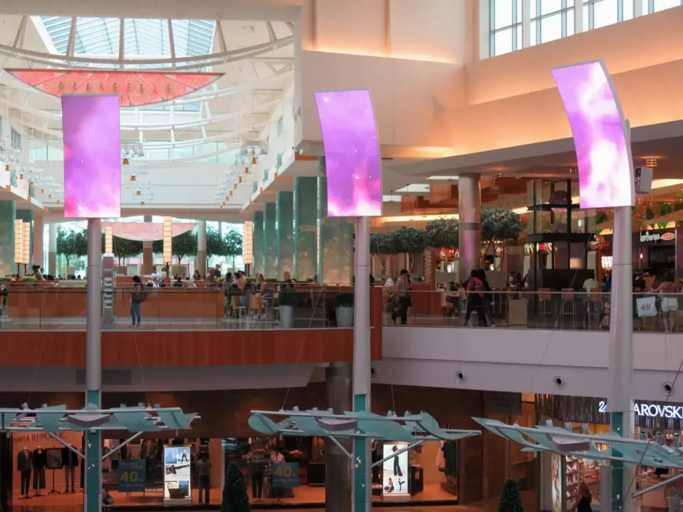 Curved TV screens.