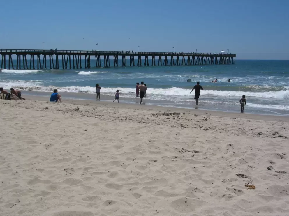 Summer day at Port Hueneme Beach.