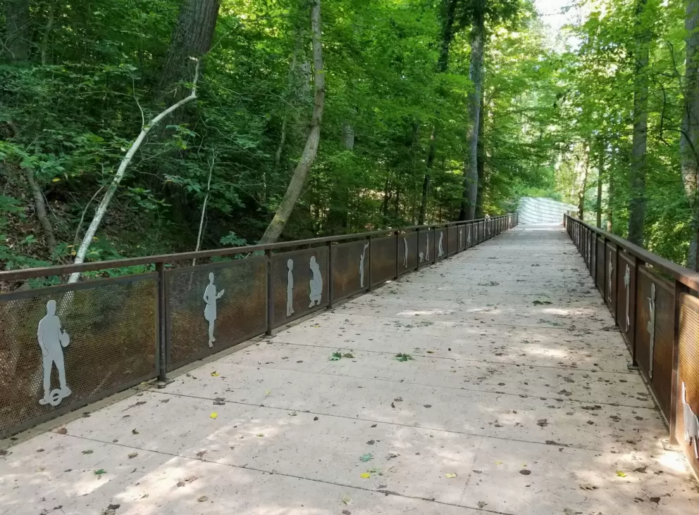 Cute decorations on the Tanyard Branch Trail.