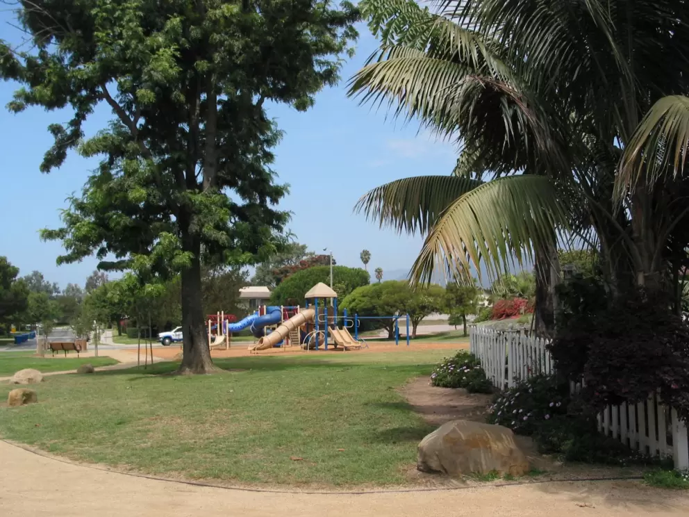Memorial Park on a sunny day.