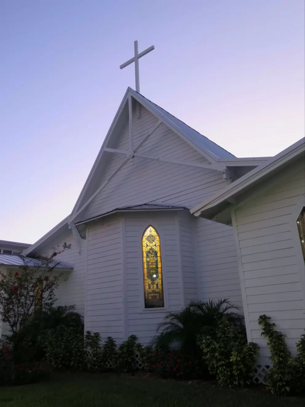 Episcopal Church of the Good Shepherd is a cute sight along the way.