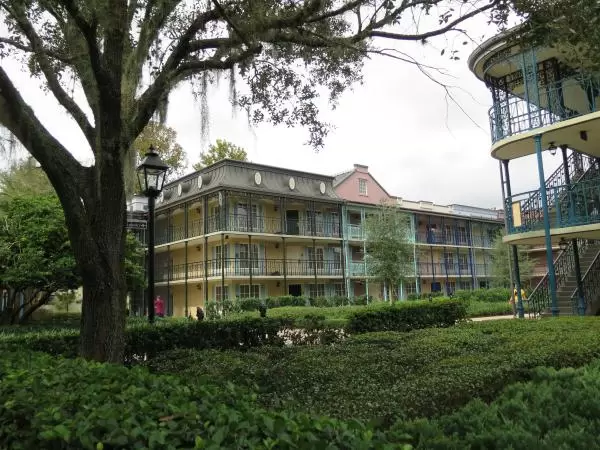 The pretty hotel area.