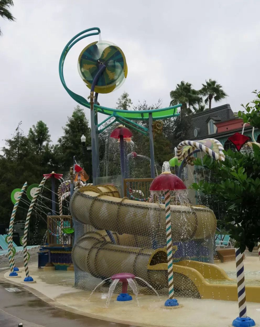 Splash pad.