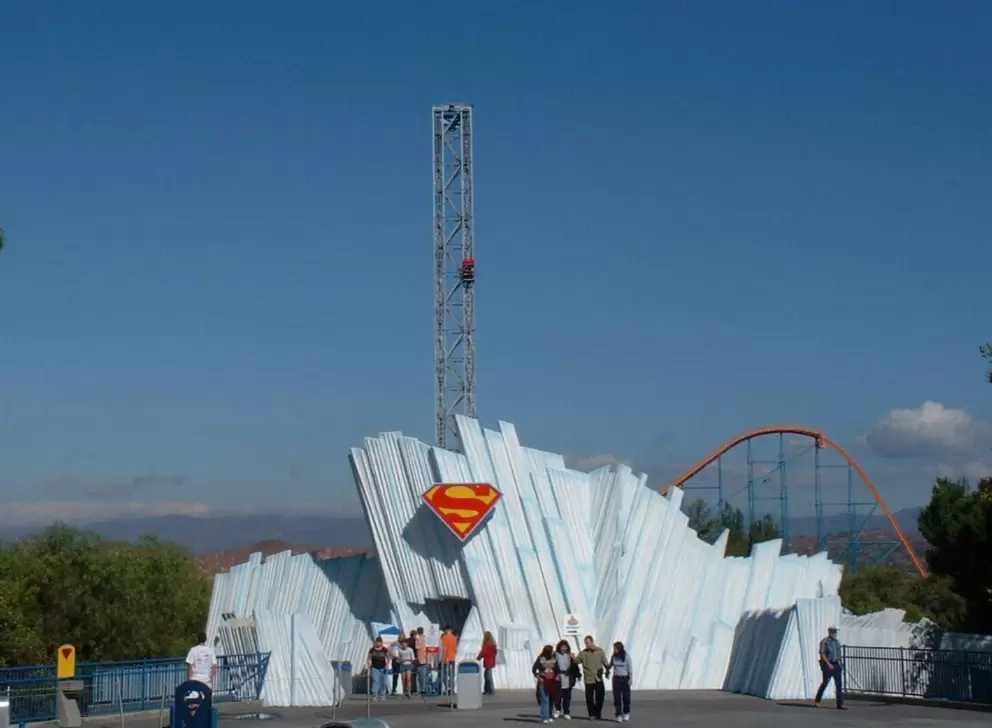 Superman ride, from the front.
