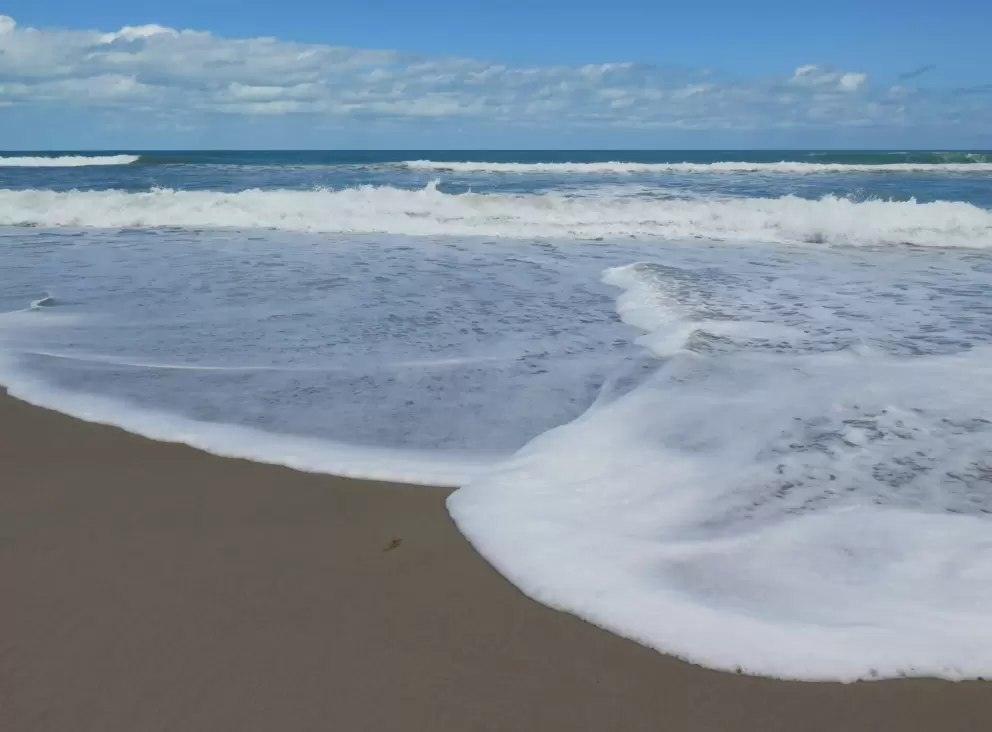 Creamy waves.