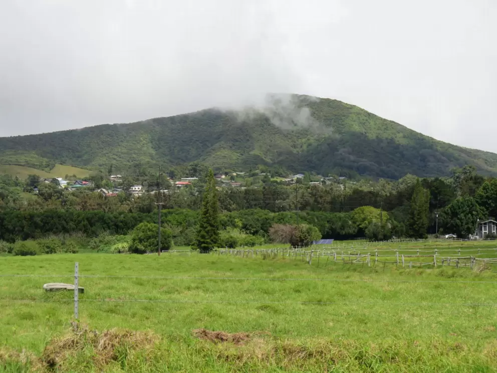 Misty mountain.