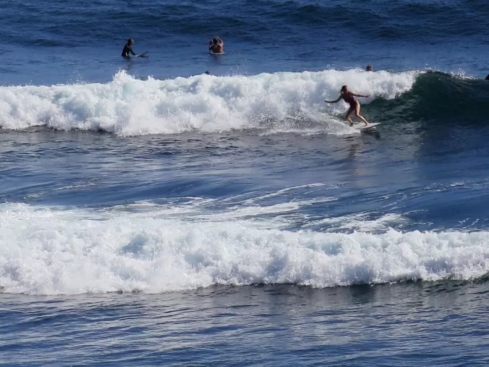 Surfer girl.