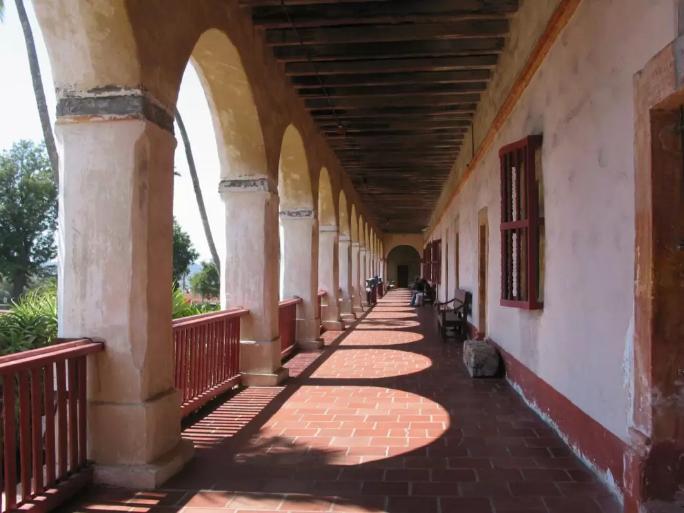 The front balcony.