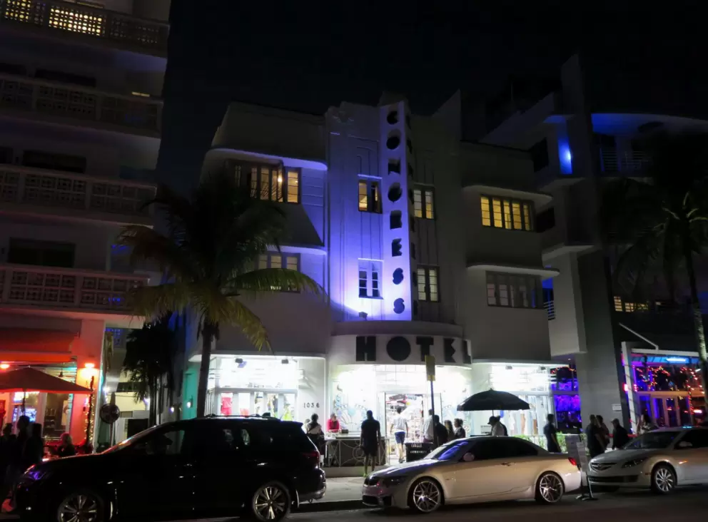 Ocean Drive neon lights, South Beach