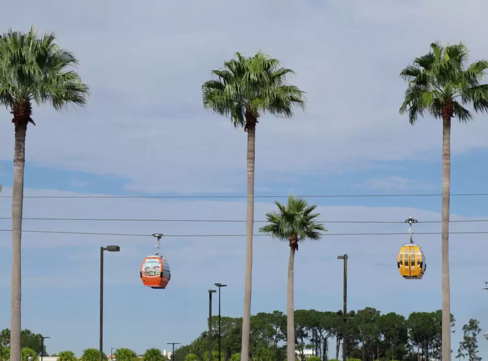 You can catch the skyliner gondolas for free to the park.