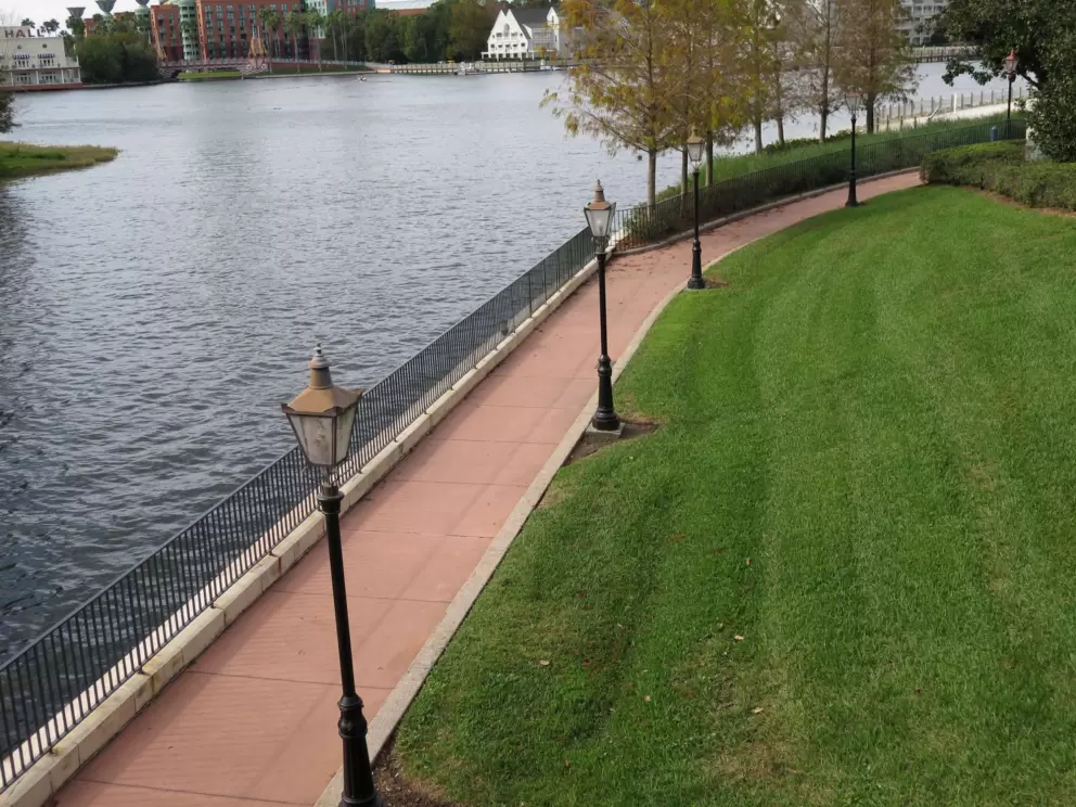 It feels like you're in France once you pass Epcot's International Gateway.