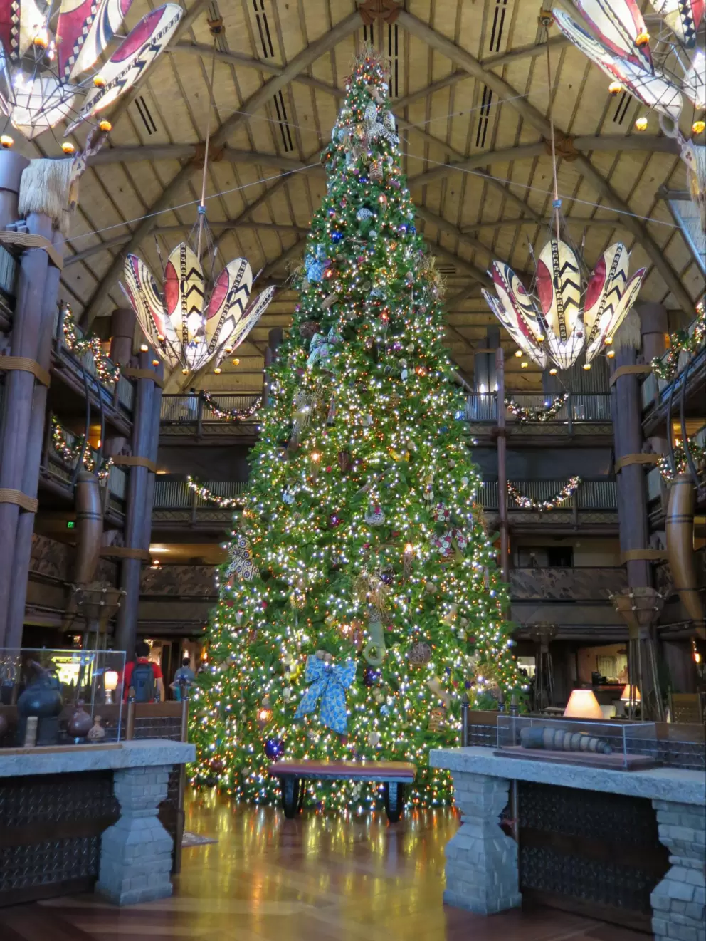 Christmas tree in the lobby!