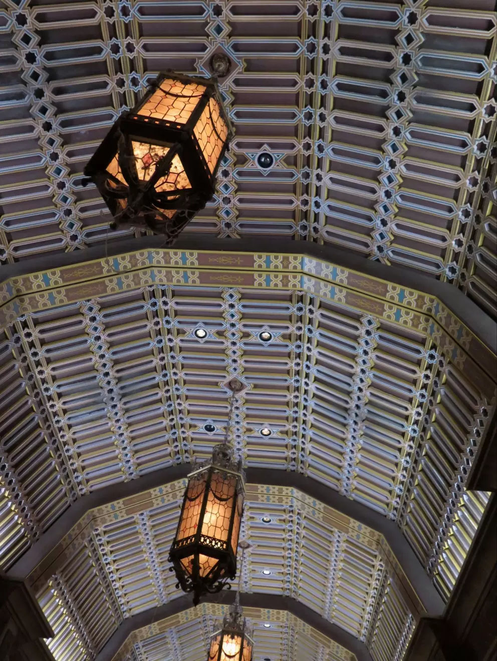 Ceiling in the Tower of Terror waiting area.