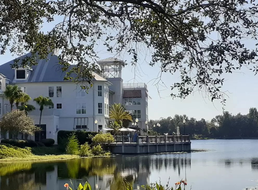 Bohemian Hotel, as seen from the popular walking path.