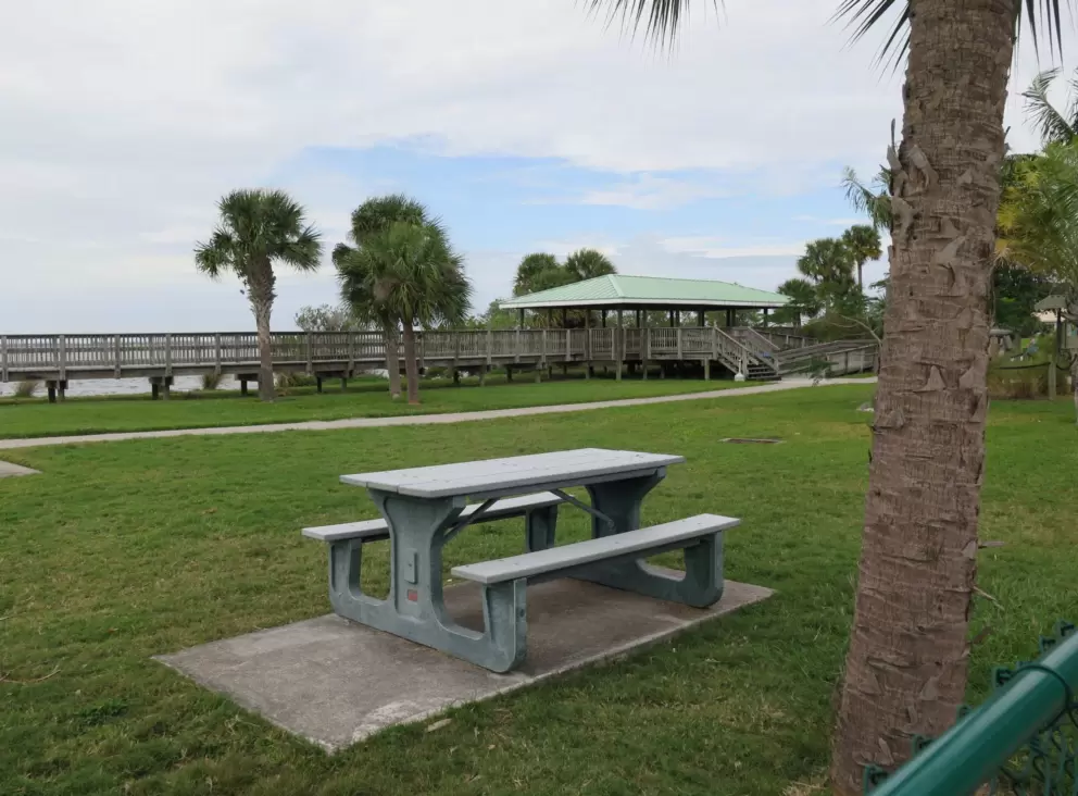 Picnic table.