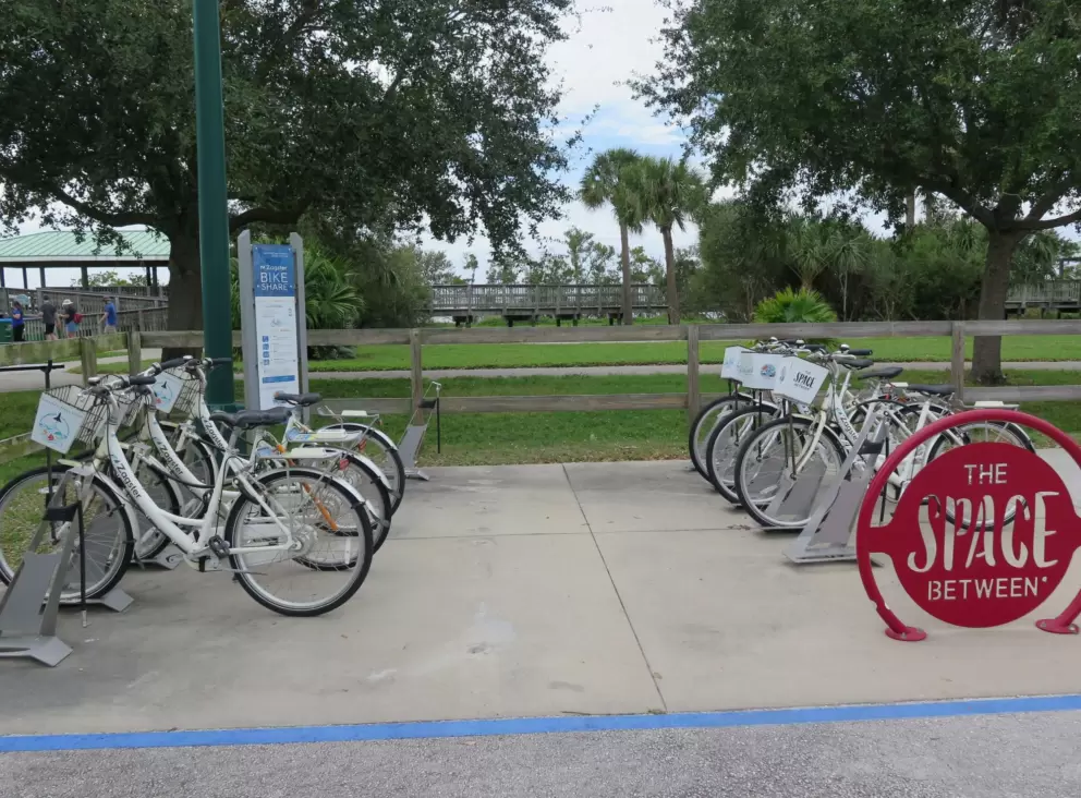 Bikes you can rent.