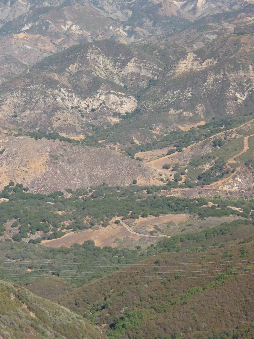 Layers of mountain tops.