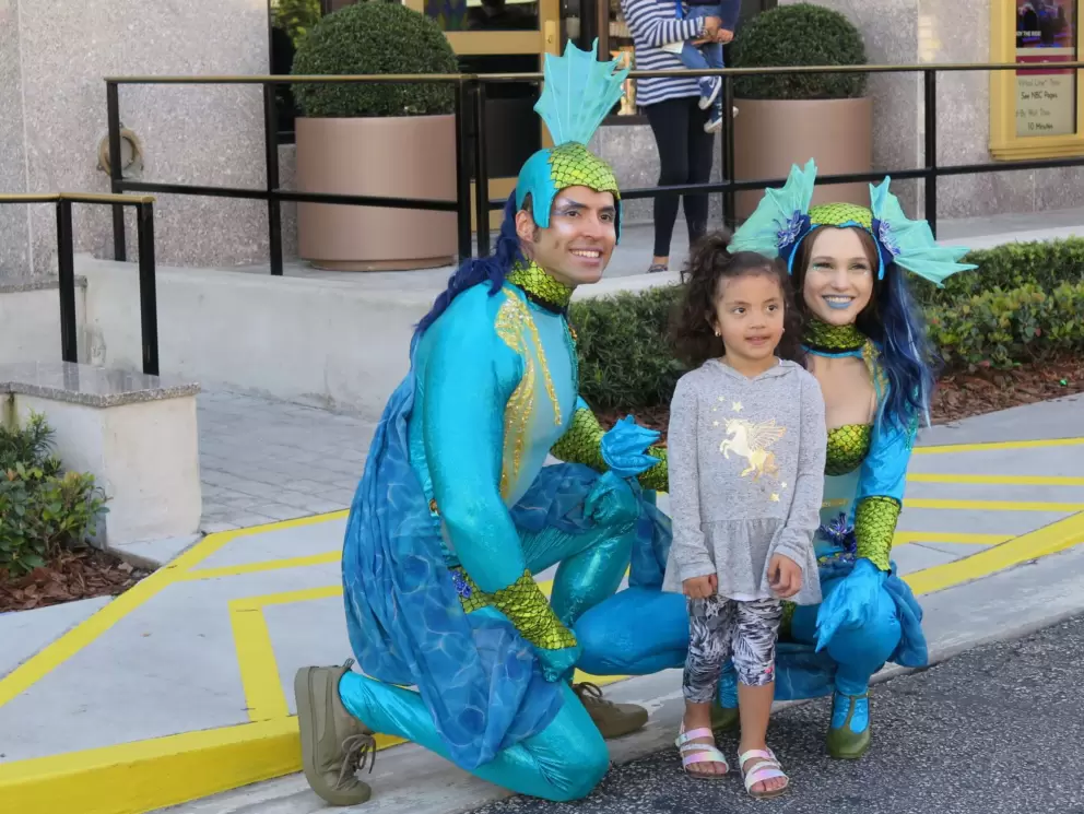 The Mardi Gras costumes are gorgeous!