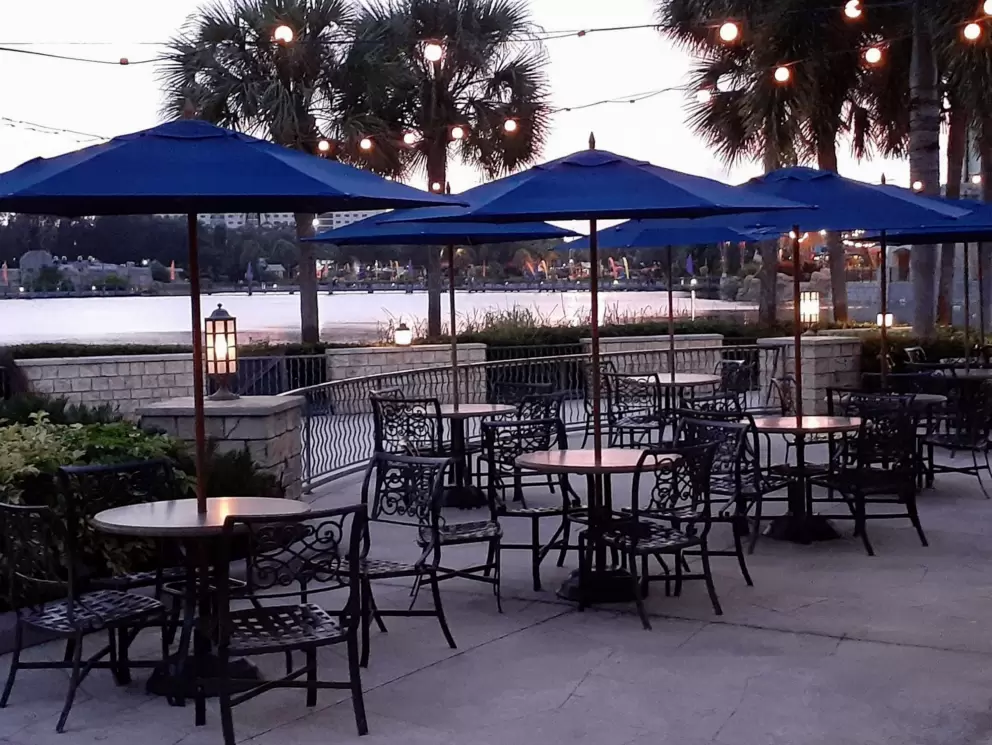 Romantic nighttime views at SeaWorld.