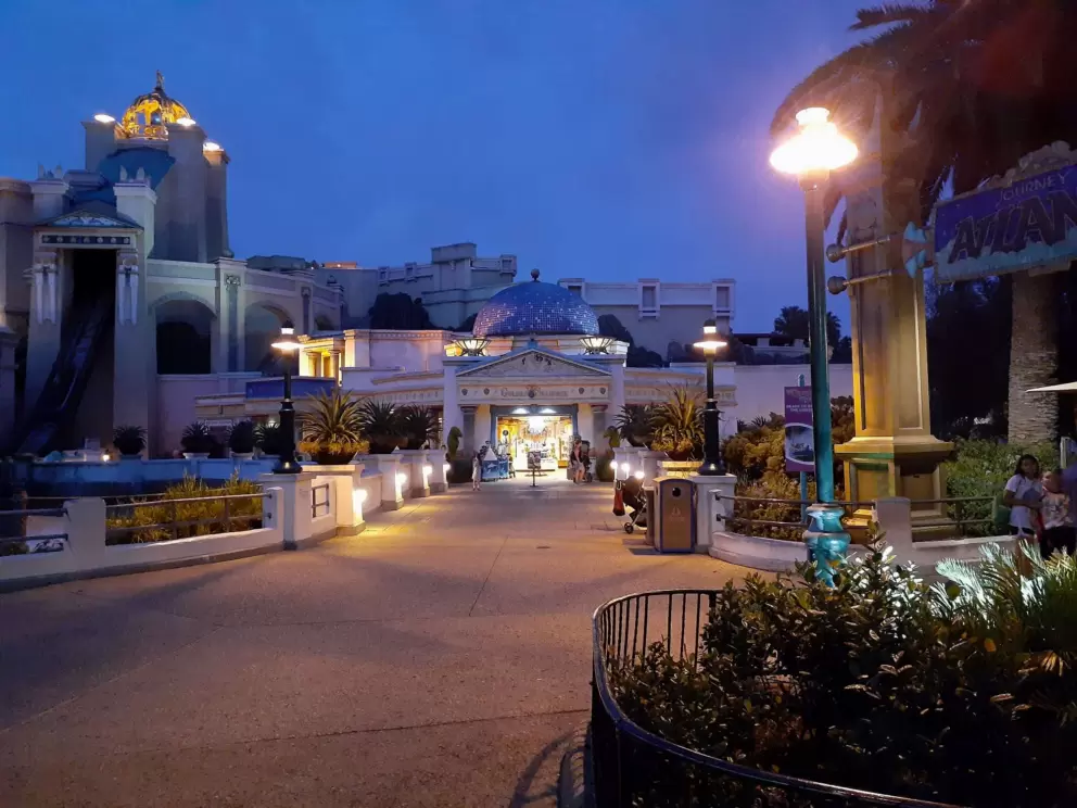 Nighttime is always lovely at SeaWorld!
