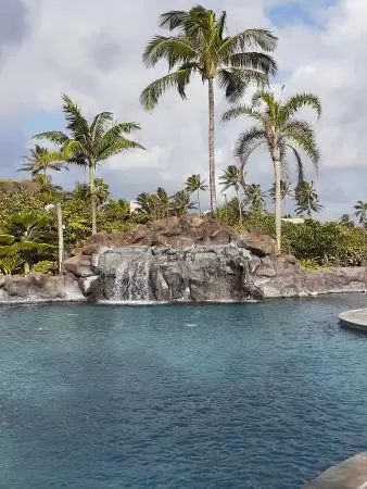 The pool at the Courtyard Marriott.