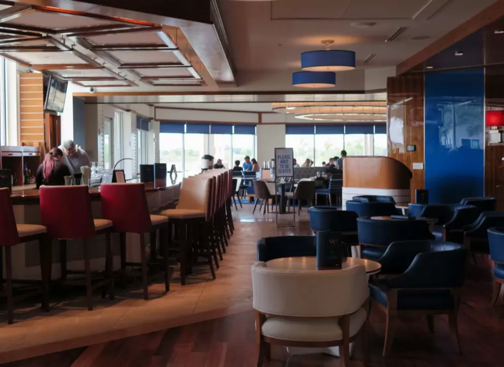 Euphoria lounge which has big windows and live music every night 7-11pm.