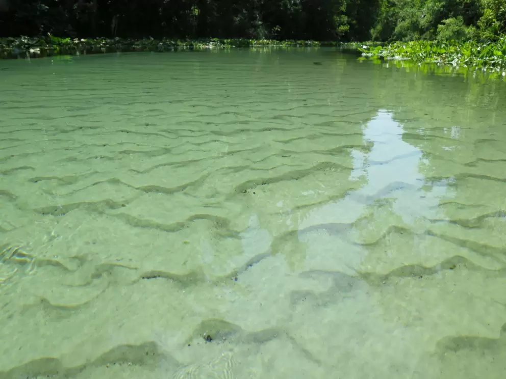 Clear river.