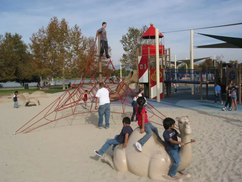 The space net, and a camel to sit on. 