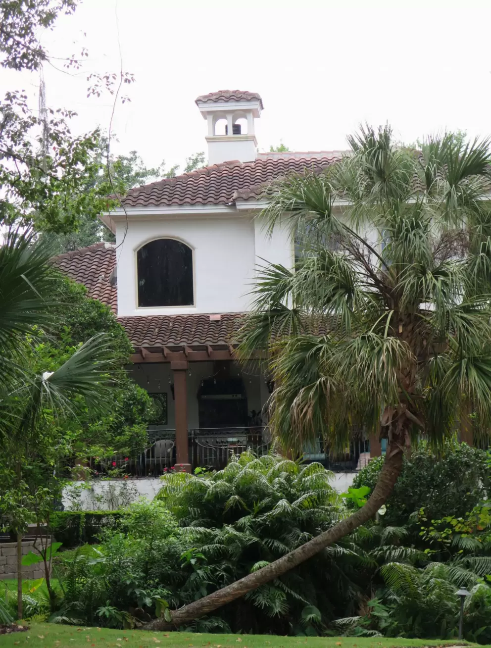 House with Spanish bell tower on Alabama Dr.